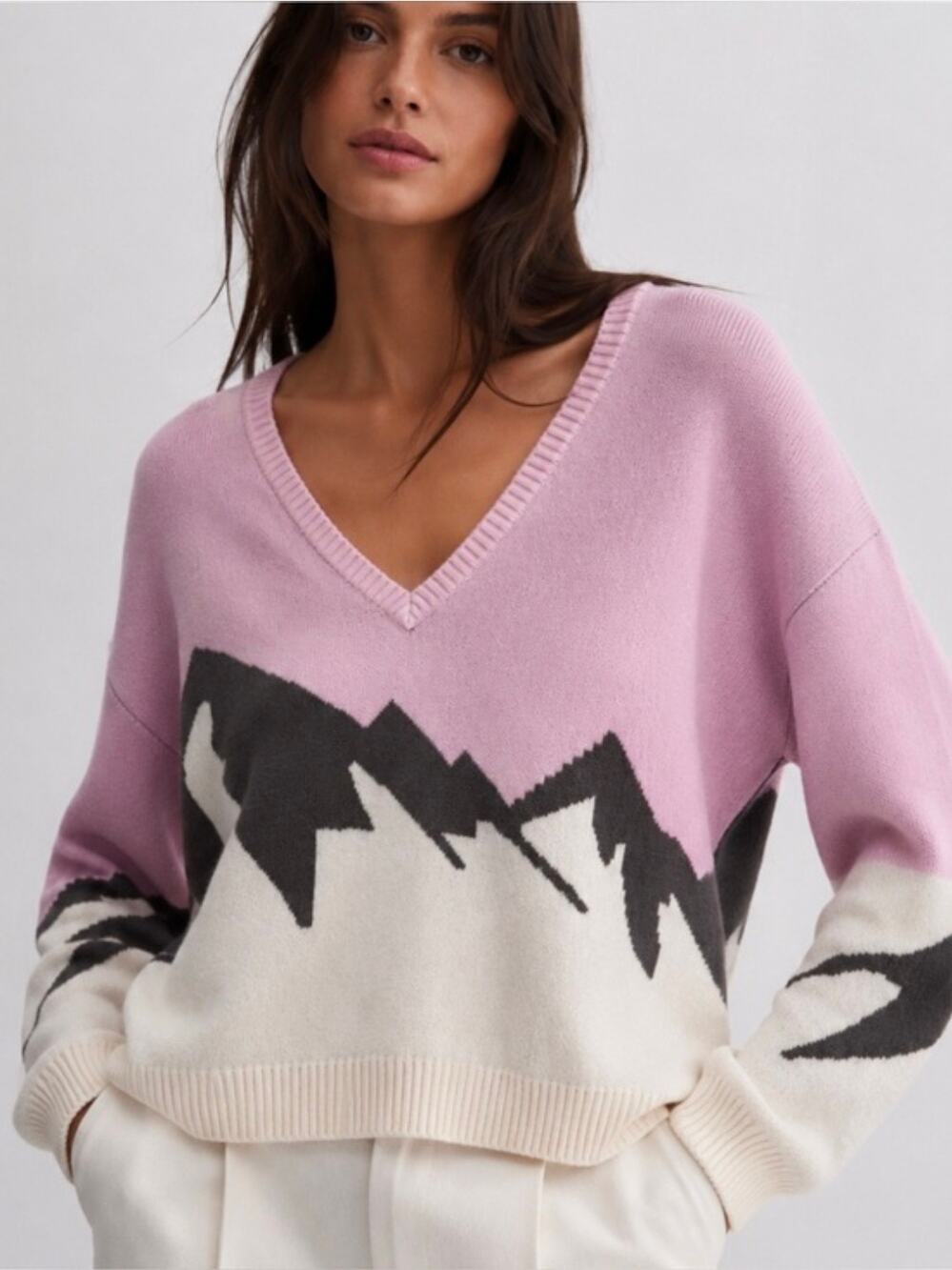 Beach Riot x Anthropologie Joey Alpine Sweater. Size M. Retails $138